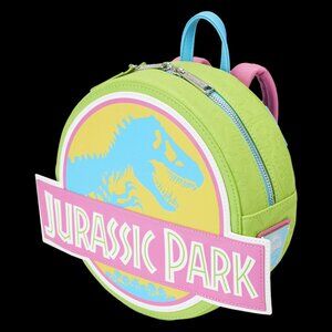 SDCC Limited Edition Jurassic Park 30th Anniversary Neon Glow Mini Backpack